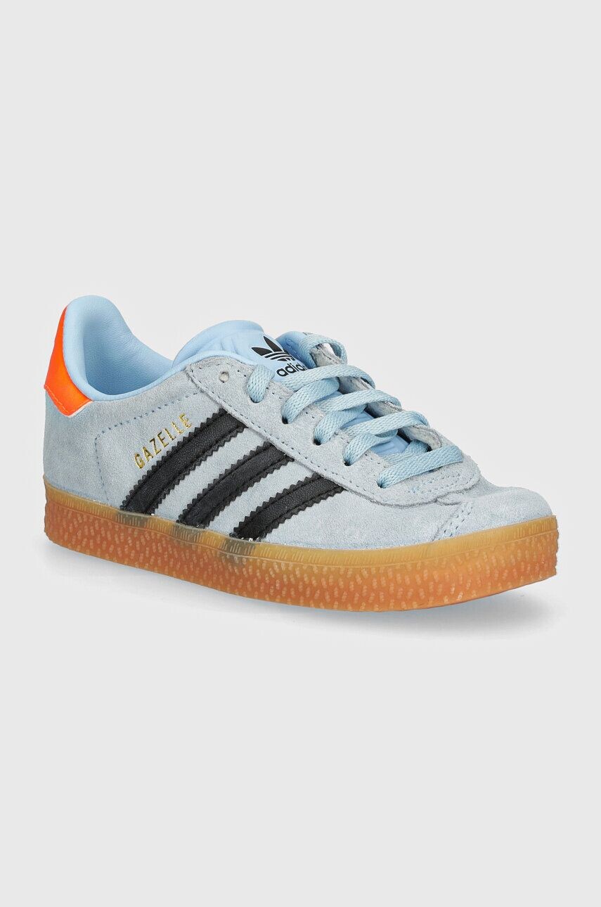 Детские замшевые кроссовки adidas Originals GAZELLE C, синий
Детские замшевые кроссовки adidas Originals GAZELLE C, синий