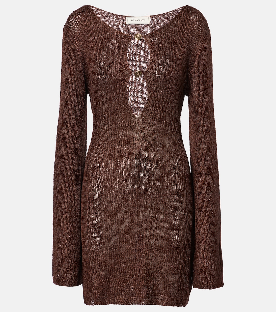 Блестящее платье-мини Candy с пайетками Bananhot, коричневый
Блестящее платье-мини Candy с пайетками Bananhot, коричневый