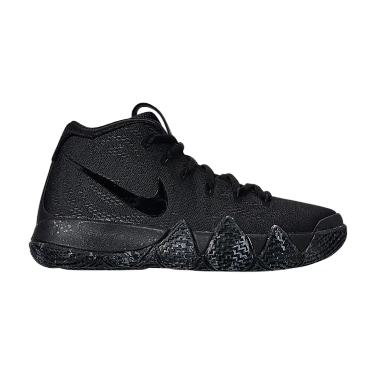 Кроссовки Nike Kyrie 4 GS 'Triple Black', черный 
Кроссовки Nike Kyrie 4 GS 'Triple Black', черный