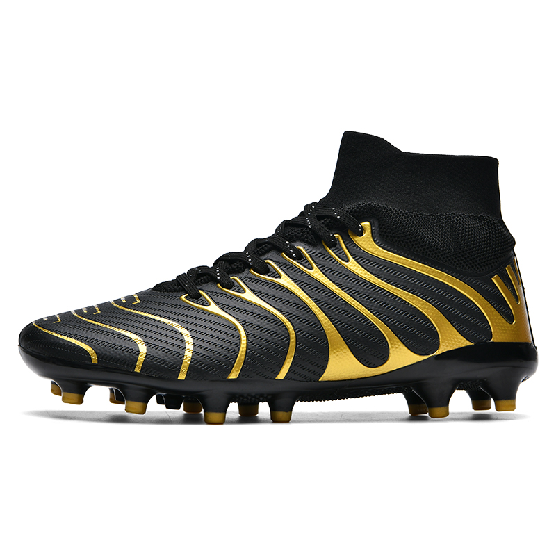 Kuding Футбольные бутсы FG с длинными шипами для мягкого и натурального грунта, противоскользящие, устойчивые к загрязнениям, унисекс черно-золотые, цвет Black Gold Long Stud
Kuding Футбольные бутсы FG с длинными шипами для мягкого и натурального грунта, противоскользящие, устойчивые к загрязнениям, унисекс черно-золотые, цвет Black Gold Long Stud