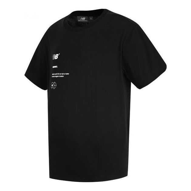 Футболка New Balance Logo Print Tee 'Black', черный 
Футболка New Balance Logo Print Tee 'Black', черный