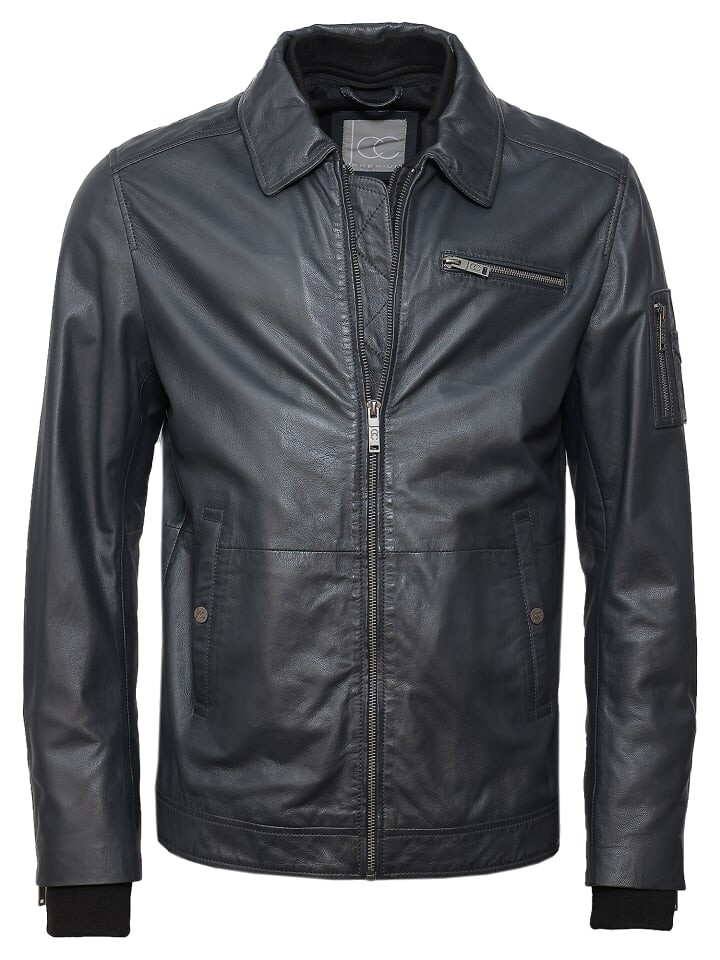 Кожаная куртка JCC 31023633, темно-синий 
Кожаная куртка JCC 31023633, темно-синий