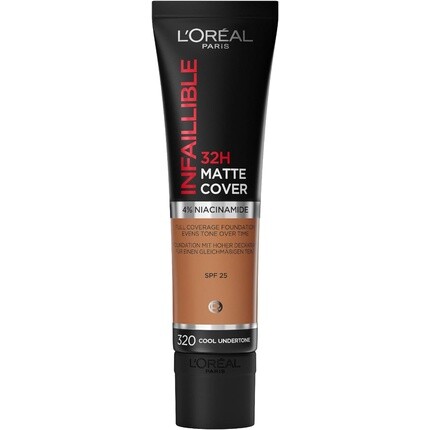 L'oreal Paris Infaillible 24-часовая тональная основа с матовым покрытием N.320 Карамель 30 мл L'Oréal Paris
L'oreal Paris Infaillible 24-часовая тональная основа с матовым покрытием N.320 Карамель 30 мл L'Oréal Paris