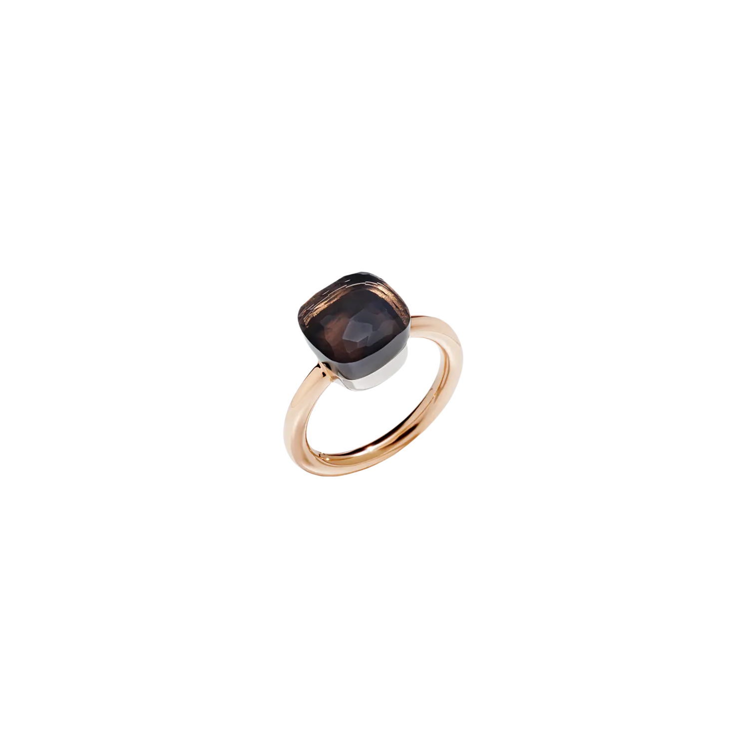 Кольцо Pomellato Nudo из розового и белого золота с дымчатым кварцем
Кольцо Pomellato Nudo из розового и белого золота с дымчатым кварцем