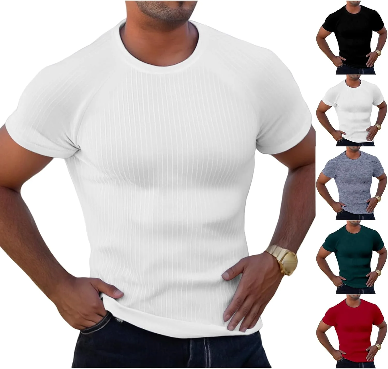 Мужская футболка для тренировок с коротким рукавом Slim Fit Thatrich
Мужская футболка для тренировок с коротким рукавом Slim Fit Thatrich