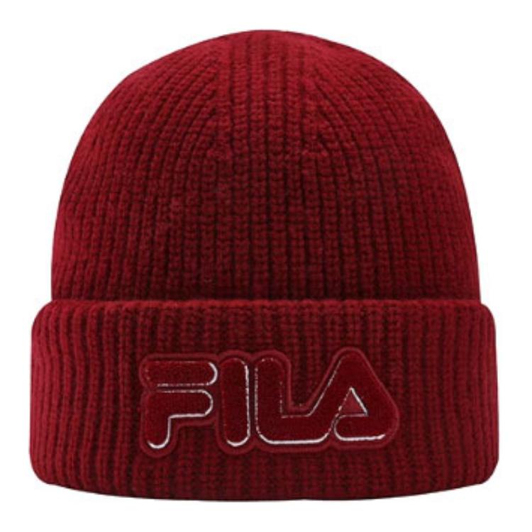 FILA Красная унисекс шапка из овечьей шерсти, Red
FILA Красная унисекс шапка из овечьей шерсти, Red