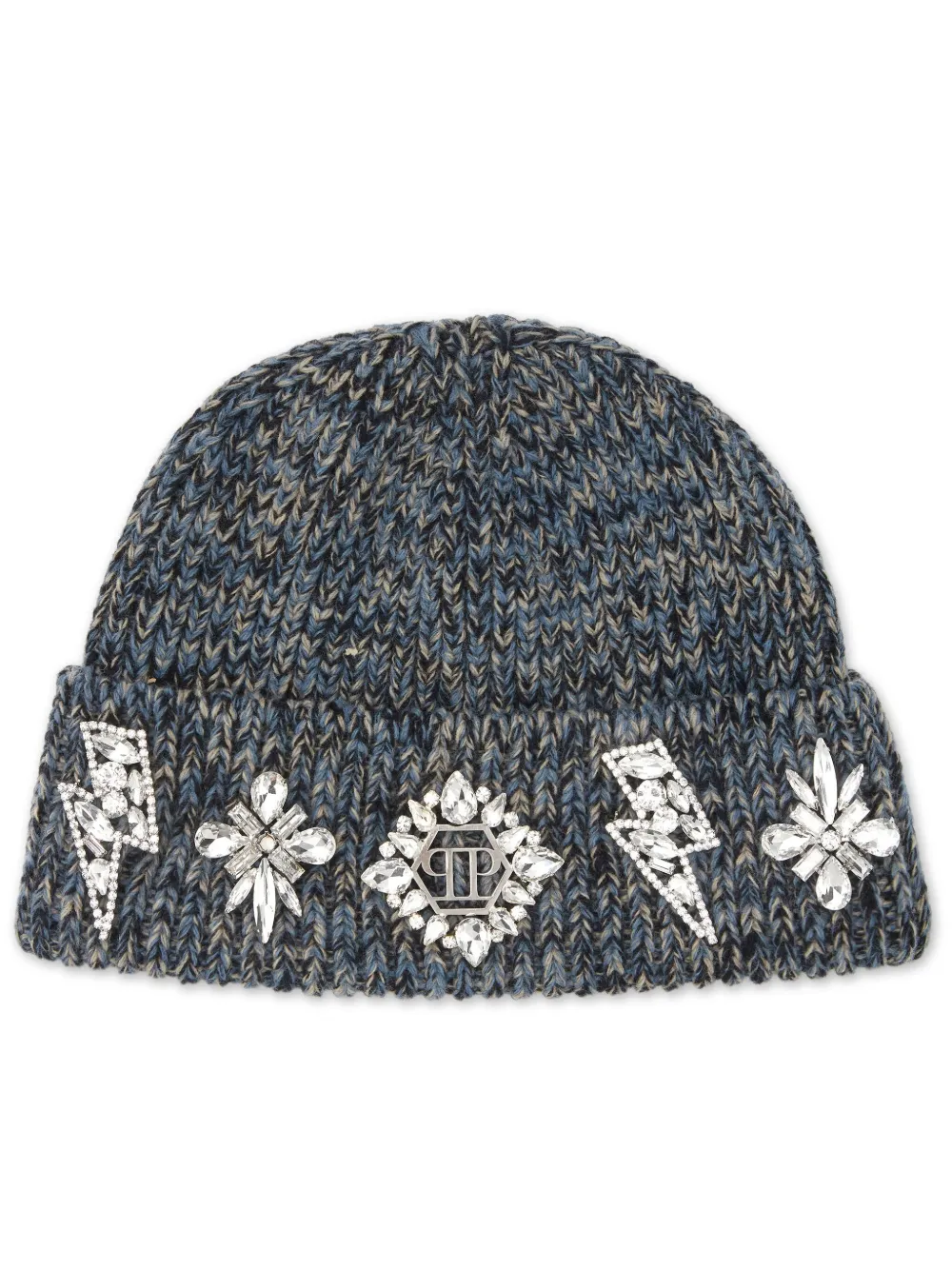 Шапка бини с брошью Philipp Plein, синий
Шапка бини с брошью Philipp Plein, синий