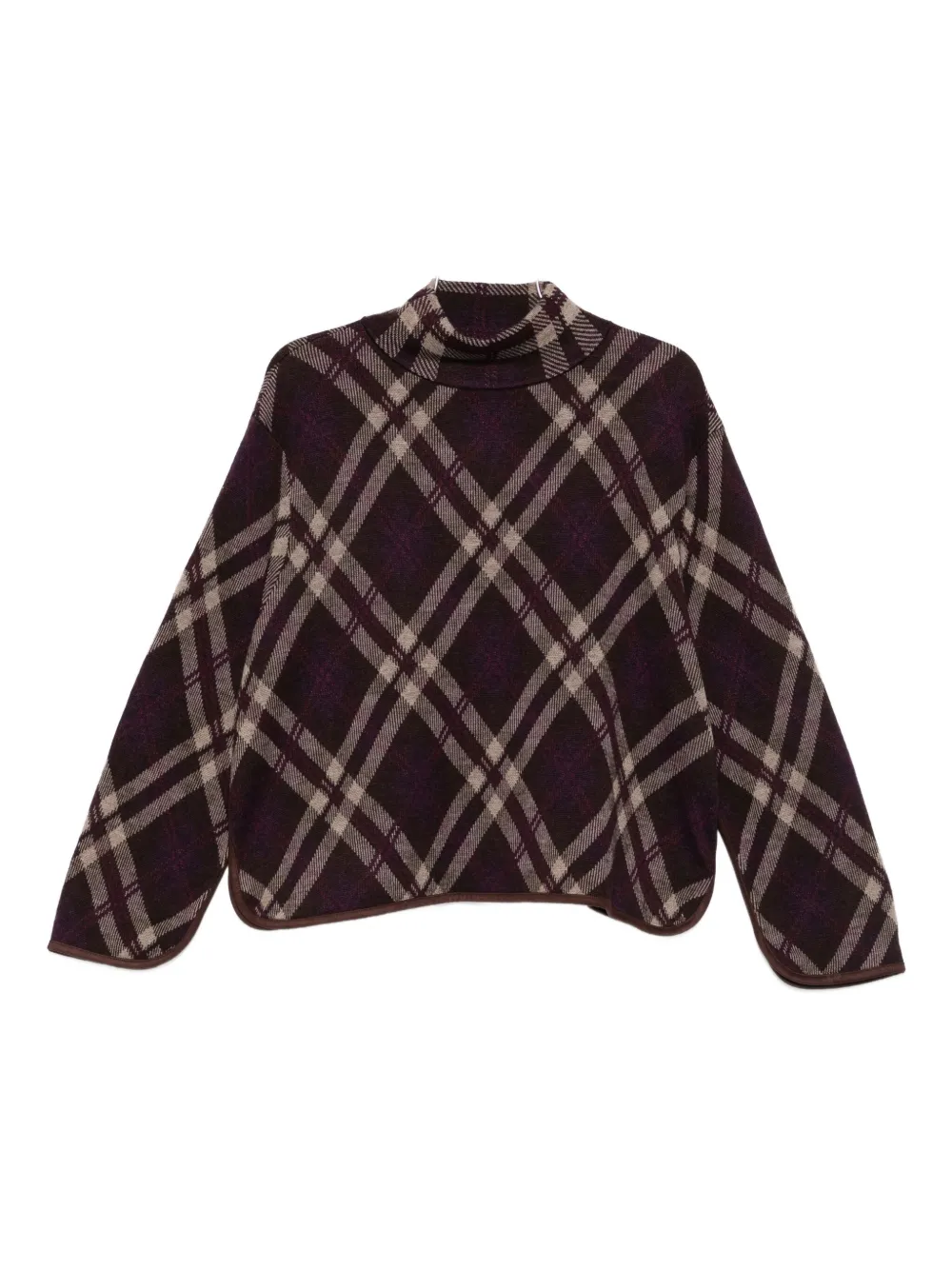 Свитер в клетку тартан с высоким воротником Eric Bompard, фиолетовый
Свитер в клетку тартан с высоким воротником Eric Bompard, фиолетовый