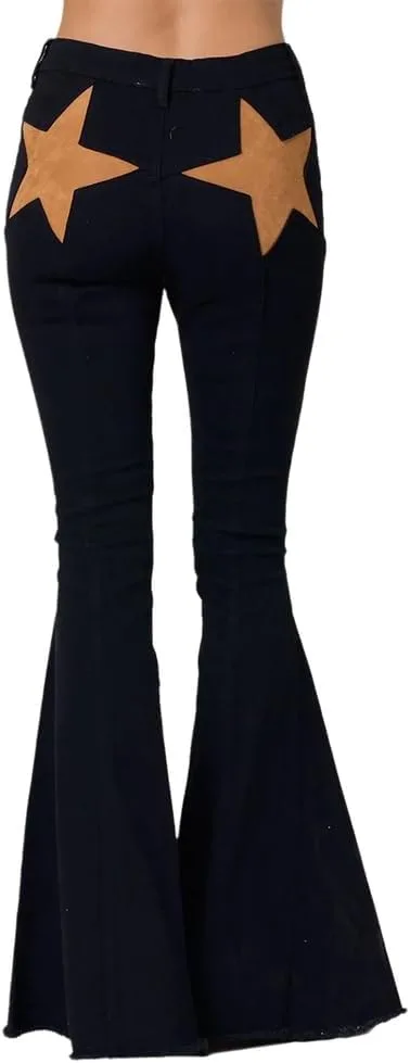 Женские джинсы с пайетками и клешом YADMISU
Женские джинсы с пайетками и клешом YADMISU