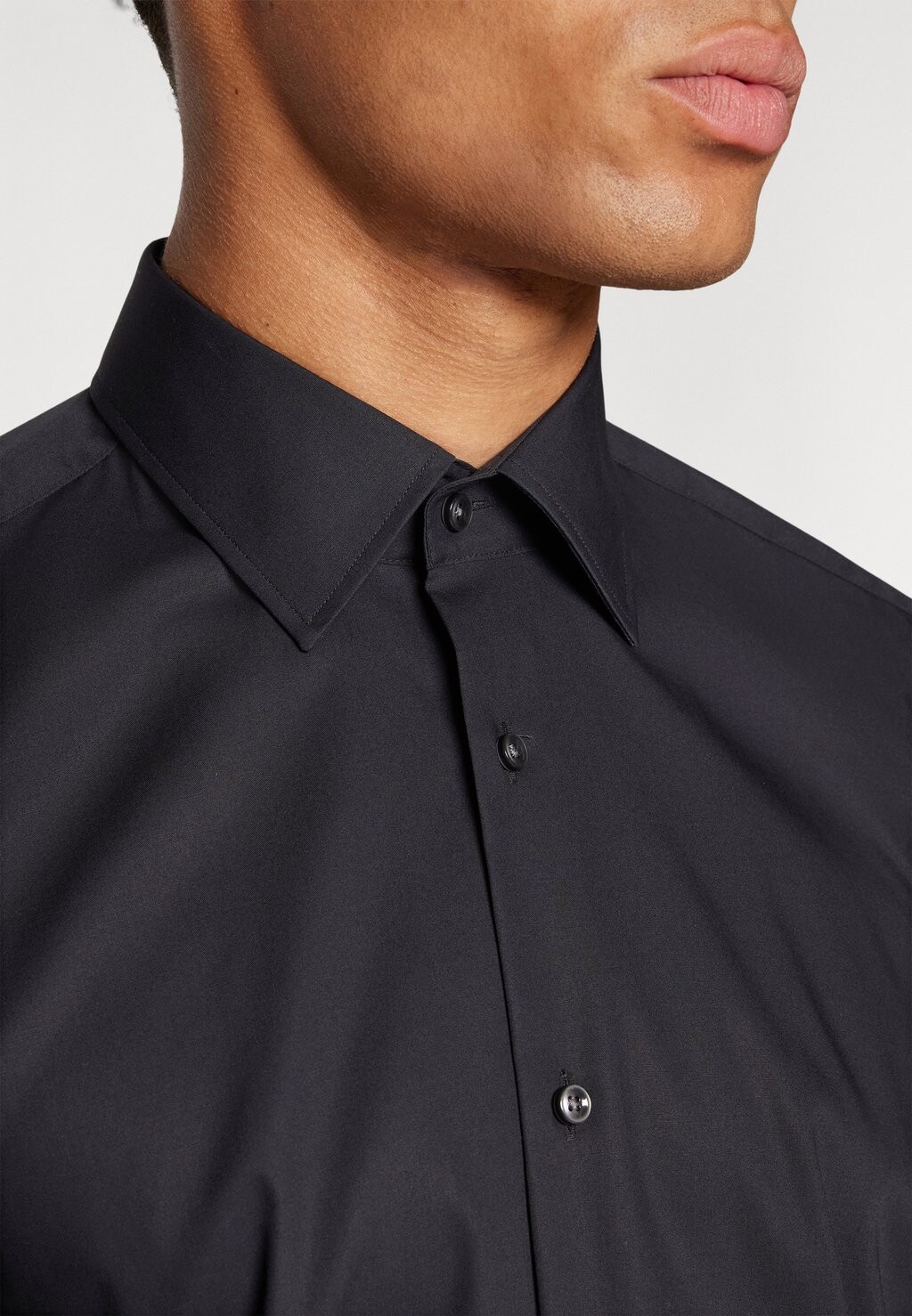 Повседневная рубашка Joe Kent BOSS, черная 
Повседневная рубашка Joe Kent BOSS, черная