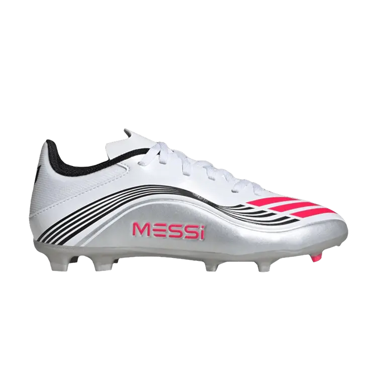 Бутсы adidas Messi Adizero F50 League FG MG K 'Prestig10 Pack', белый
Бутсы adidas Messi Adizero F50 League FG MG K 'Prestig10 Pack', белый