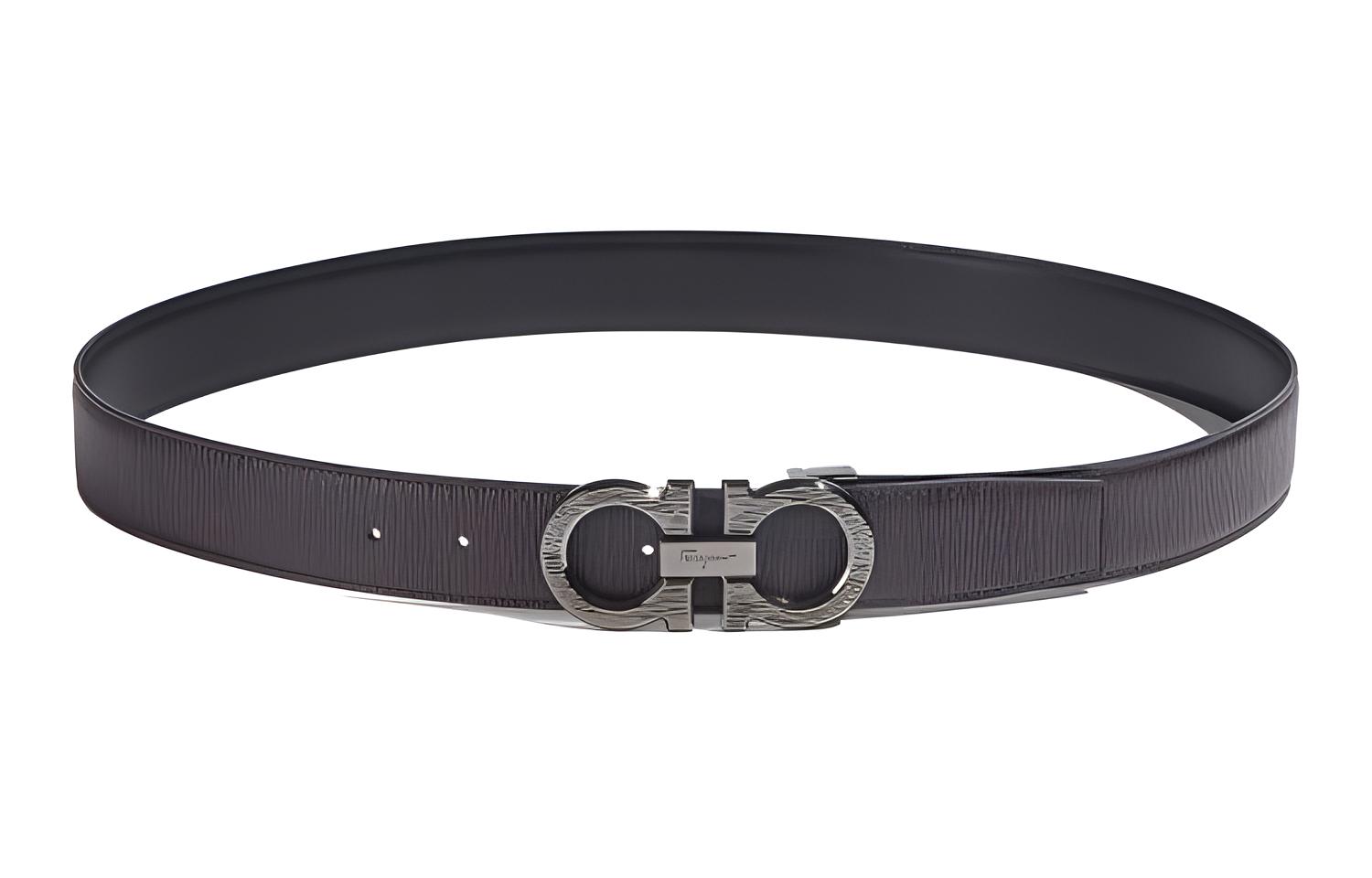 Ferragamo Мужской кожаный ремень из коровьей кожи кофейного цвета шириной 3.5 см
Ferragamo Мужской кожаный ремень из коровьей кожи кофейного цвета шириной 3.5 см