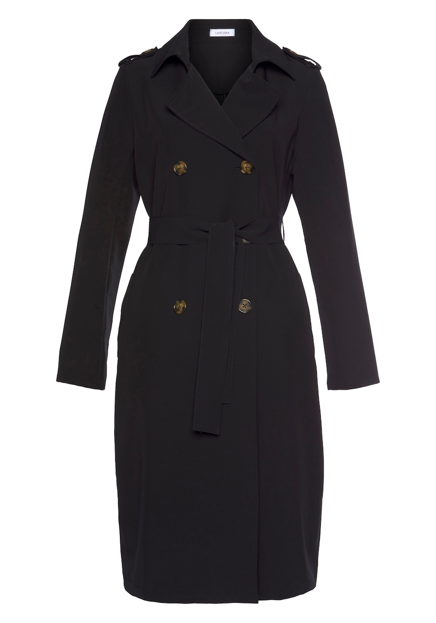 Пальто межсезонное LASCANA, черный
Пальто межсезонное LASCANA, черный
