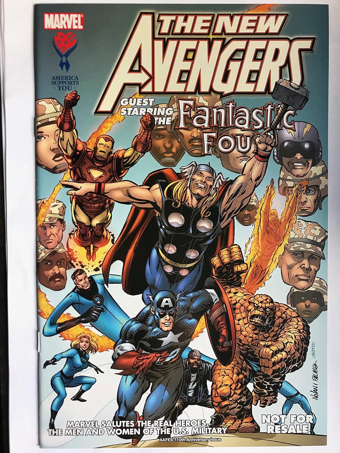 New Avengers: Pot of Gold (AAFES 110th Anniversary Issue) Oct. 2005
New Avengers: Pot of Gold (AAFES 110th Anniversary Issue) Oct. 2005