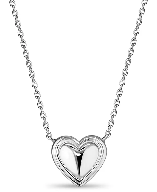 Ожерелье в форме сердца с контурной линией из стерлингового серебра, регулируемые размеры 16/17/18 дюймов Devata, silver
Ожерелье в форме сердца с контурной линией из стерлингового серебра, регулируемые размеры 16/17/18 дюймов Devata, silver