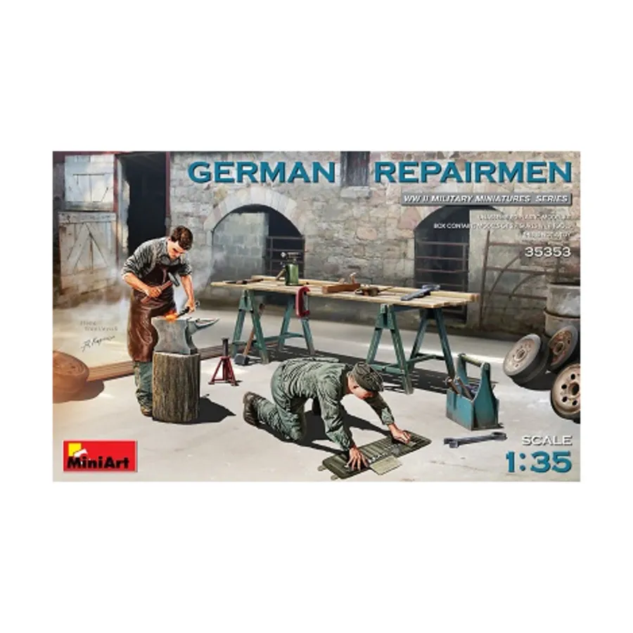 Немецкие ремонтники, WWII Military Miniatures Series (1:35) (MiniArt Models)
Немецкие ремонтники, WWII Military Miniatures Series (1:35) (MiniArt Models)