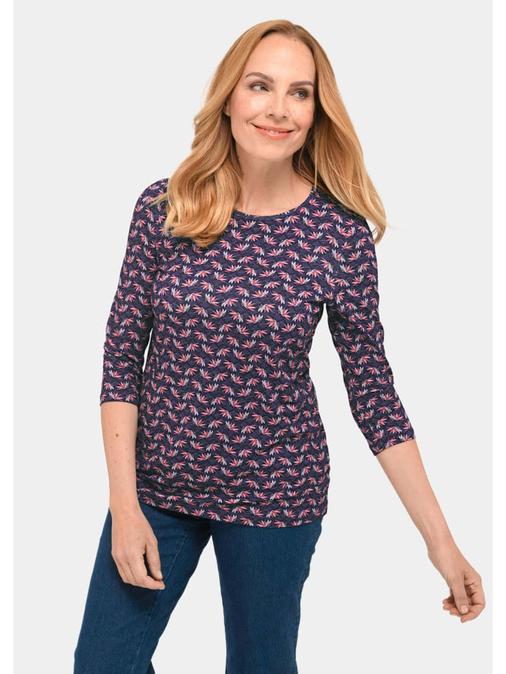 Рубашка с принтом, легко комбинируется с другими вещами, рубашка с узором в темно-синем цвете. GOLDNER
Рубашка с принтом, легко комбинируется с другими вещами, рубашка с узором в темно-синем цвете. GOLDNER