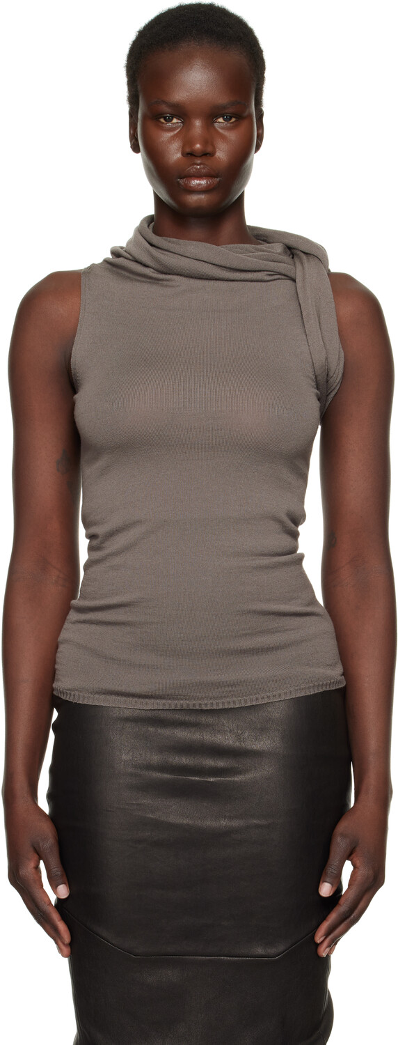 Серый топ-топ с голливудскими полосками Rick Owens
Серый топ-топ с голливудскими полосками Rick Owens