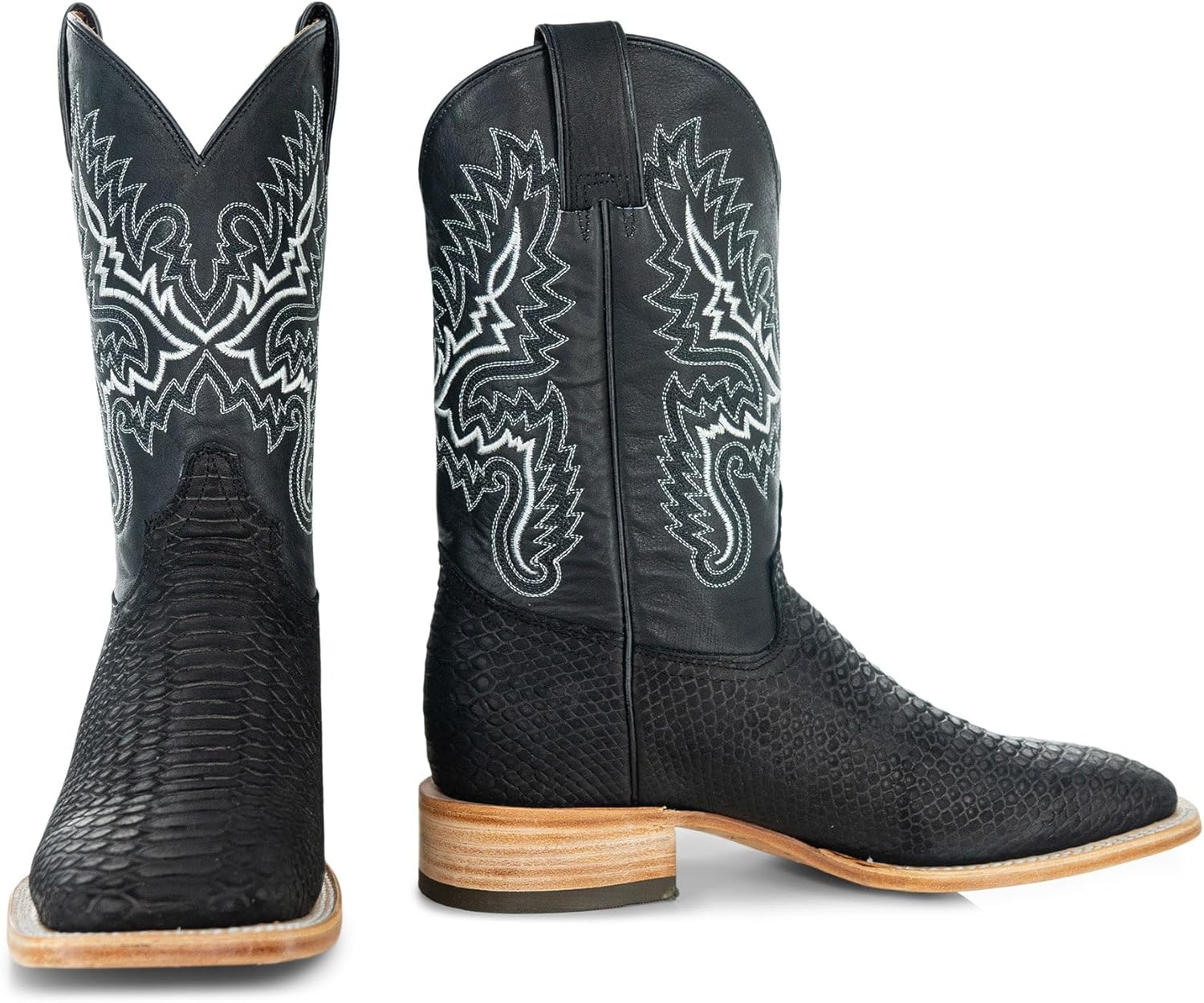 Мужские ковбойские сапоги Soto с квадратным носком и рисунком питона H4023 Soto Boots, черный
Мужские ковбойские сапоги Soto с квадратным носком и рисунком питона H4023 Soto Boots, черный