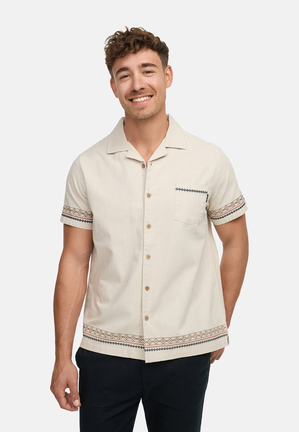 Рубашка INDICODE JEANS, бежевый
Рубашка INDICODE JEANS, бежевый