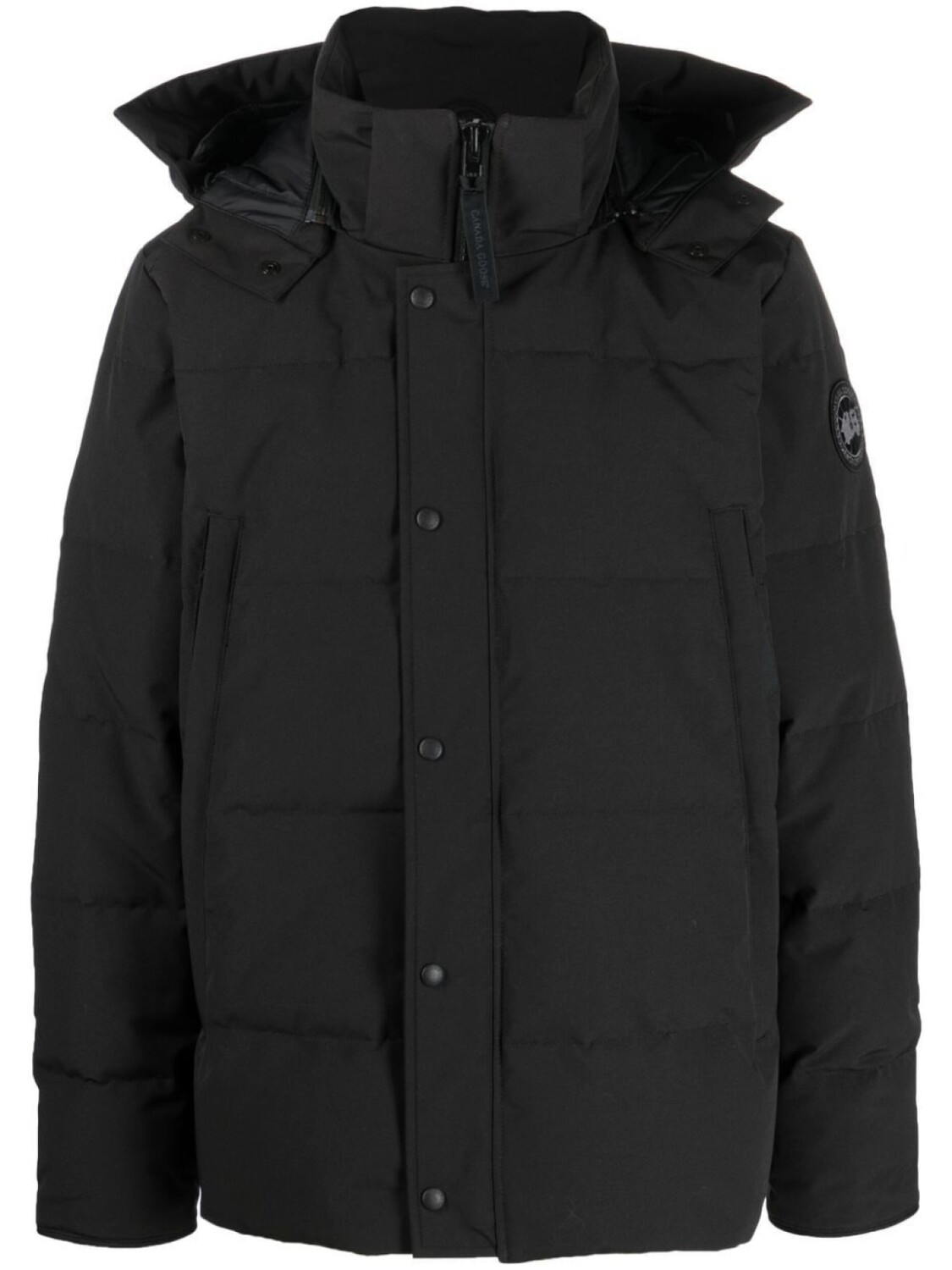 Canada Goose пуховик с капюшоном, черный
Canada Goose пуховик с капюшоном, черный