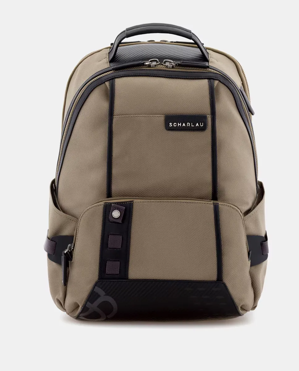 Мужской рюкзак из бежевой ткани Scharlau, бежевый
Мужской рюкзак из бежевой ткани Scharlau, бежевый
