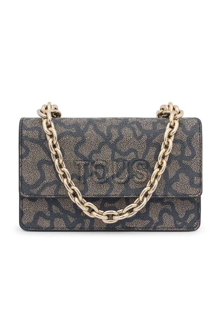 Сумочка Tous из экокожи с принтом на цепочке, серо-бежевый 
Сумочка Tous из экокожи с принтом на цепочке, серо-бежевый