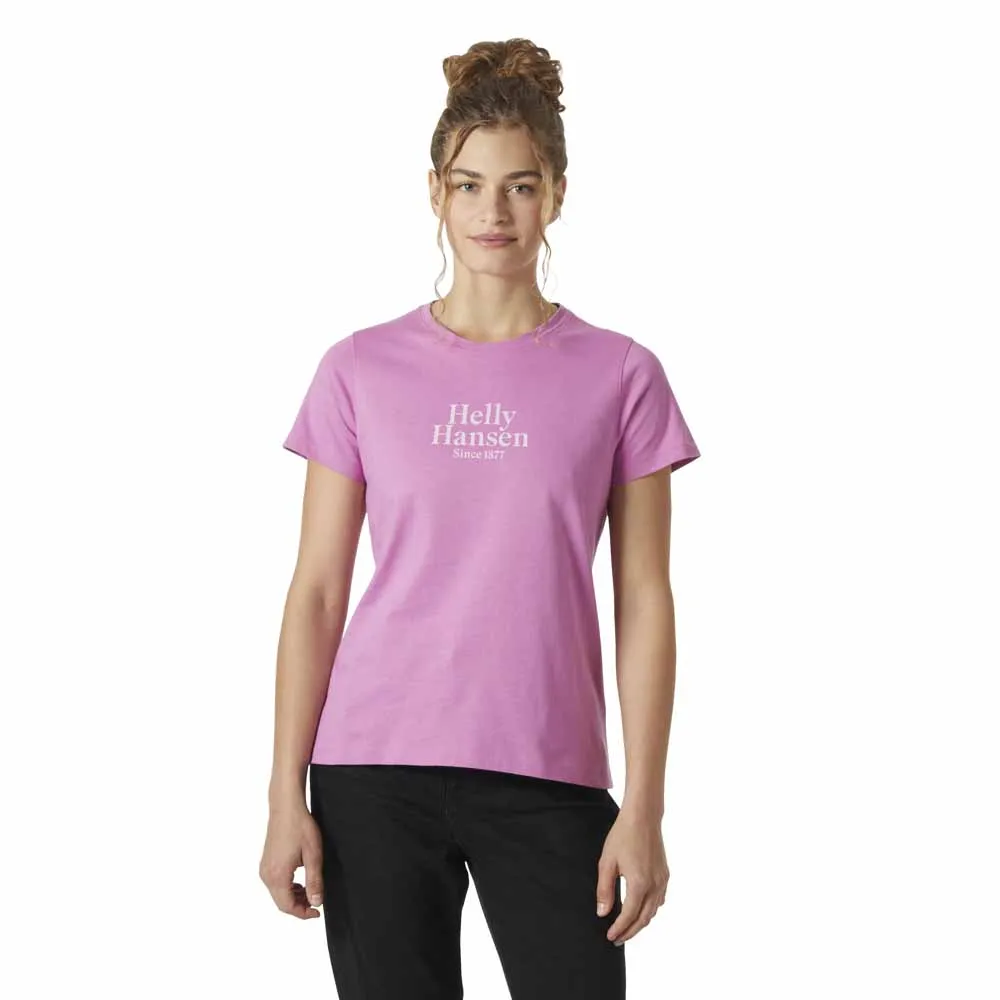 Футболка с коротким рукавом Helly Hansen Core Graphic 2.0, розовый 
Футболка с коротким рукавом Helly Hansen Core Graphic 2.0, розовый