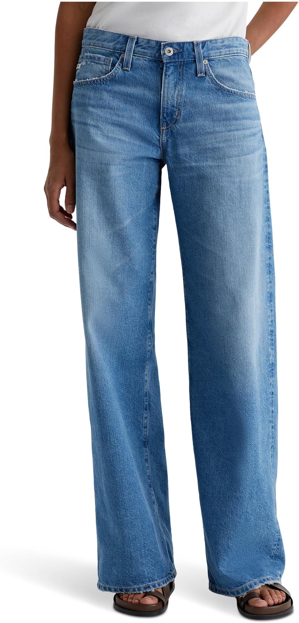 Джинсы AG Jeans Adria Low Rise Baggy Wide Leg in Flashback, цвет Flashback
Джинсы AG Jeans Adria Low Rise Baggy Wide Leg in Flashback, цвет Flashback