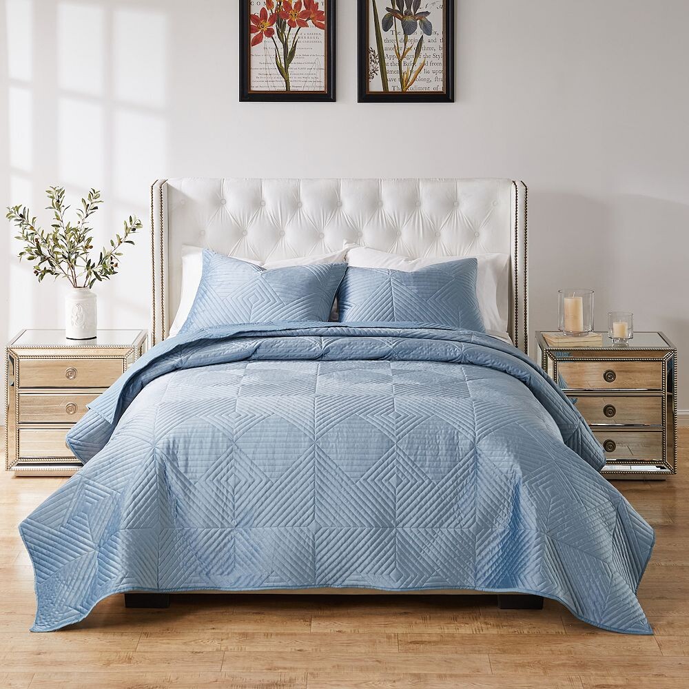 Комплект бархатных одеял Greenland Home Fashions Riviera с накладками, цвет Spa Blue
Комплект бархатных одеял Greenland Home Fashions Riviera с накладками, цвет Spa Blue