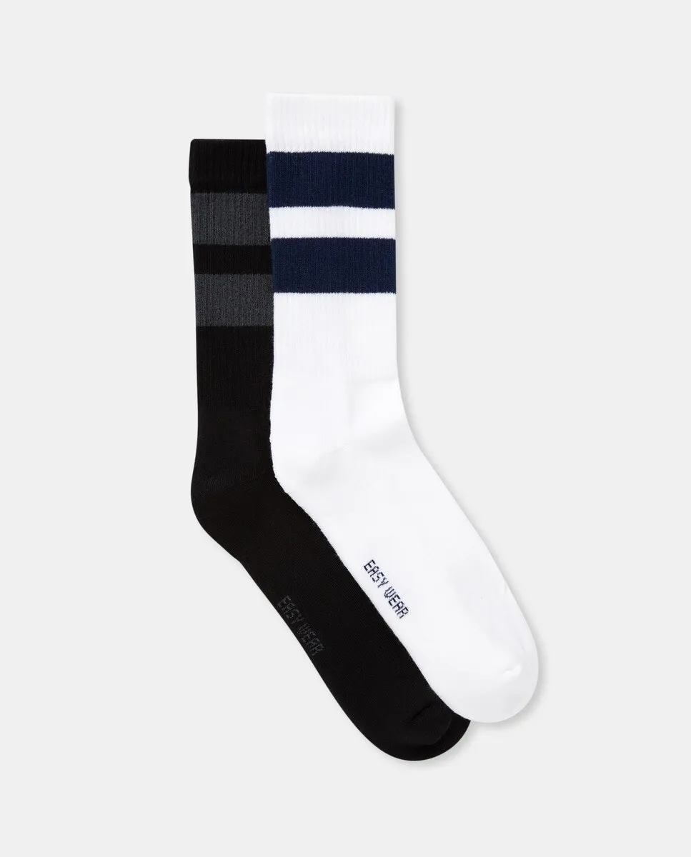 Упаковка из двух мужских длинных спортивных носков, произведенных в Испании Easy Wear, белый
Упаковка из двух мужских длинных спортивных носков, произведенных в Испании Easy Wear, белый