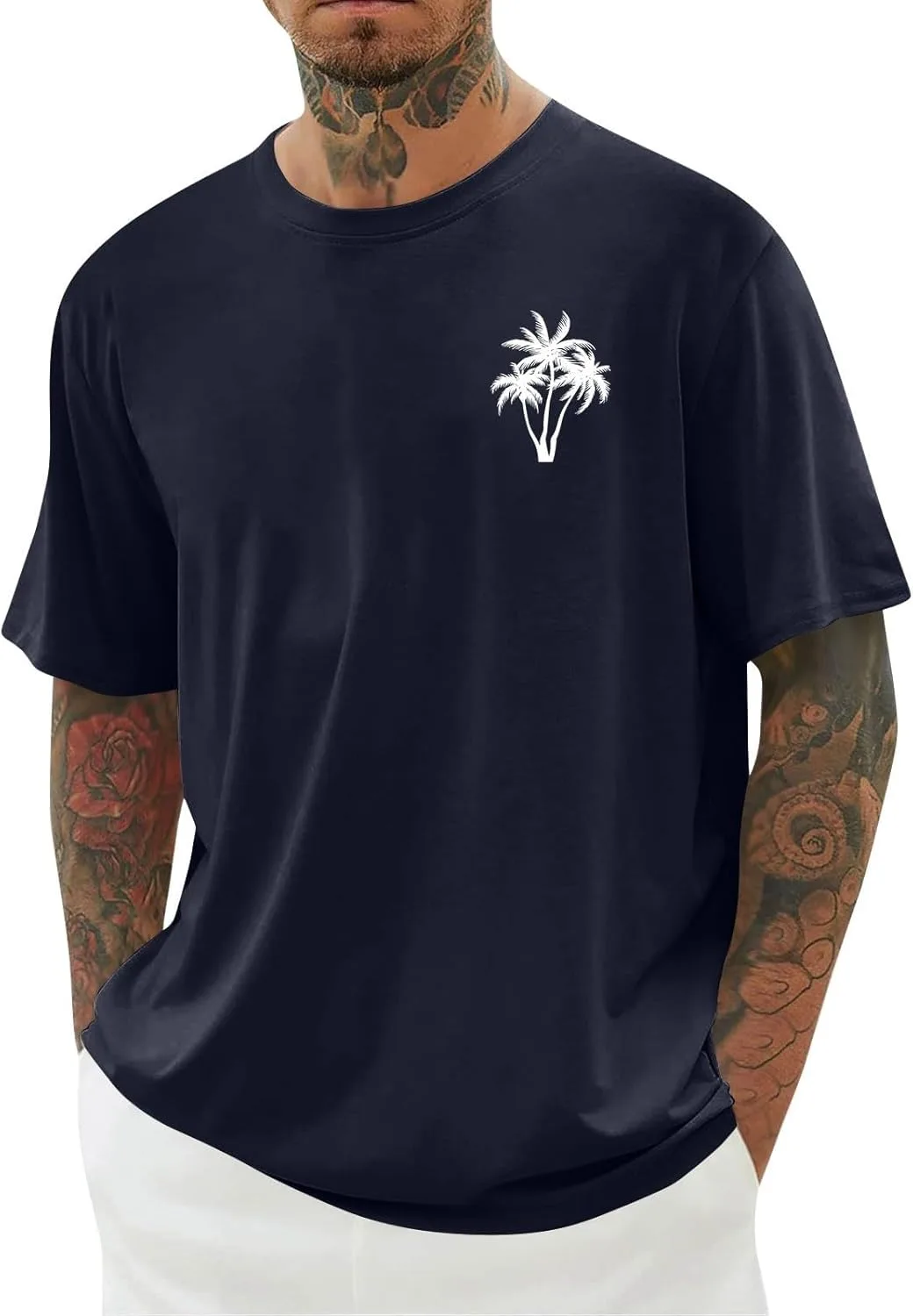 Футболка мужская Casual Big and Tall летняя с принтом Coconut Palm
Футболка мужская Casual Big and Tall летняя с принтом Coconut Palm