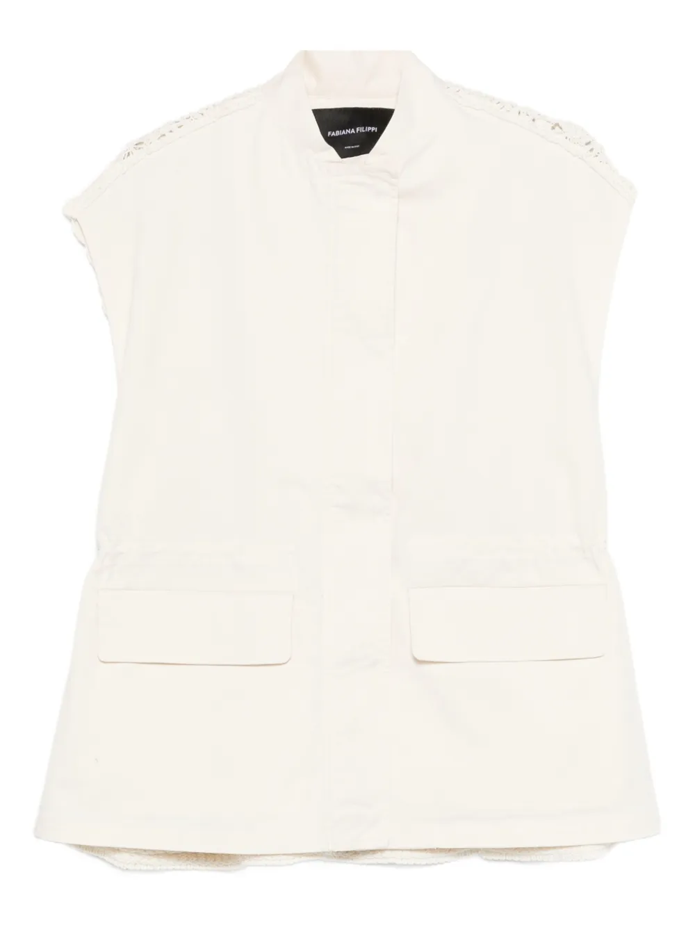 Жилет с вязаной вставкой Fabiana Filippi, нейтральный
Жилет с вязаной вставкой Fabiana Filippi, нейтральный