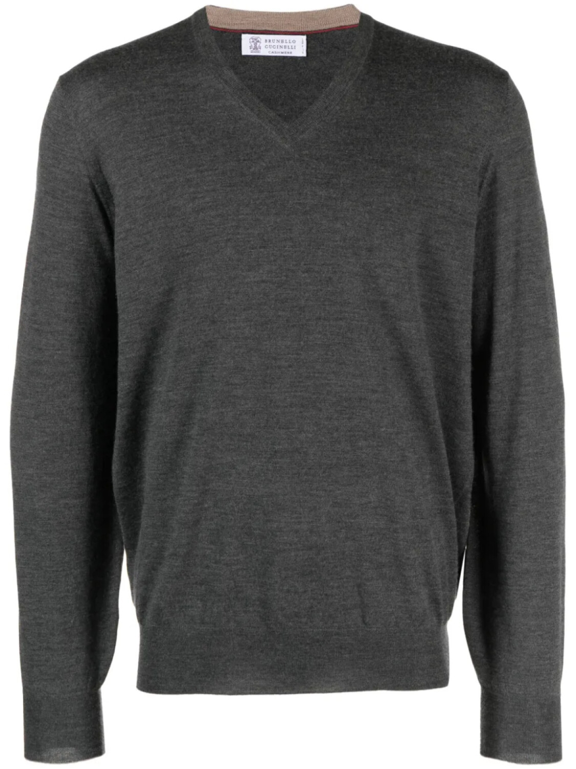 Brunello Cucinelli джемпер тонкой вязки с V-образным вырезом, серый
Brunello Cucinelli джемпер тонкой вязки с V-образным вырезом, серый