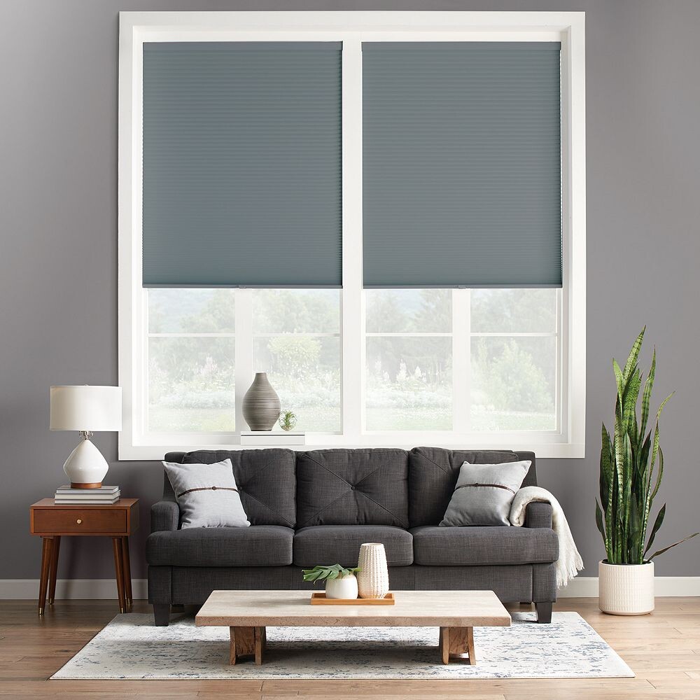 Sonoma Goods For Life Custom Cordless Blackout сотовый оттенок — длина 48 дюймов, цвет Anchor Gray
Sonoma Goods For Life Custom Cordless Blackout сотовый оттенок — длина 48 дюймов, цвет Anchor Gray