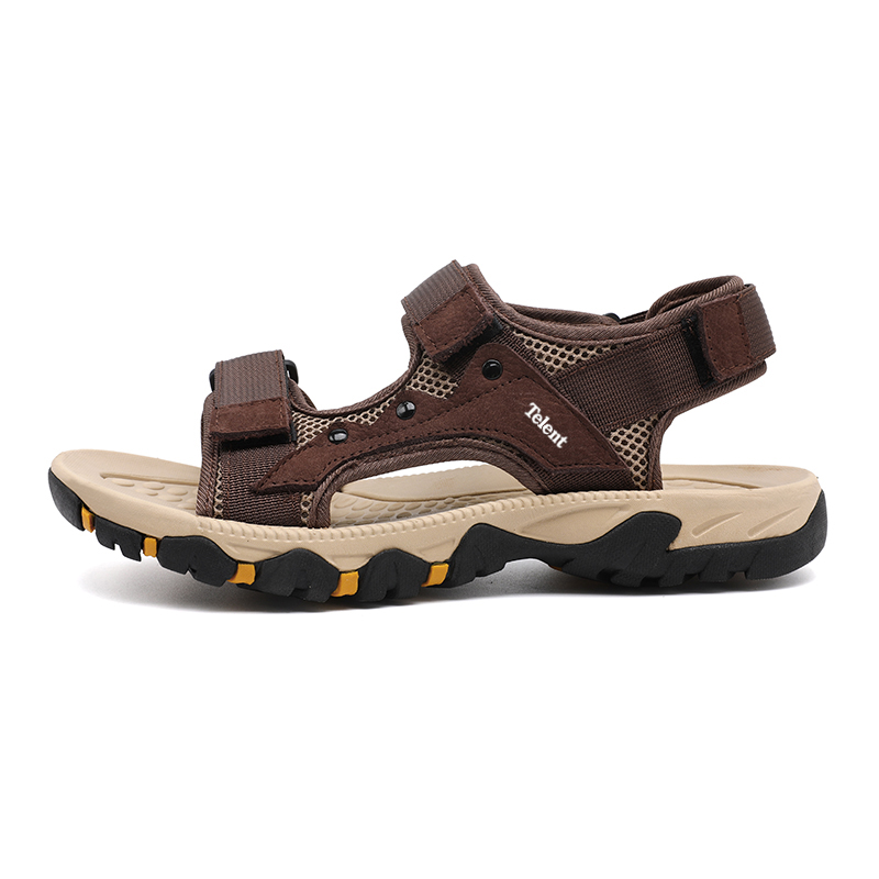 TELENT Мужские пляжные сандалии коричневые, цвет Brown
TELENT Мужские пляжные сандалии коричневые, цвет Brown