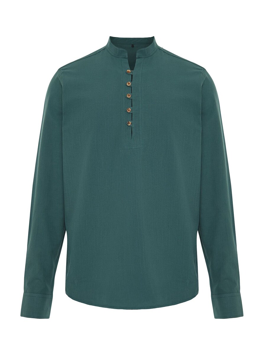 Приталенная рубашка на пуговицах Trendyol, темно-зеленый
Приталенная рубашка на пуговицах Trendyol, темно-зеленый