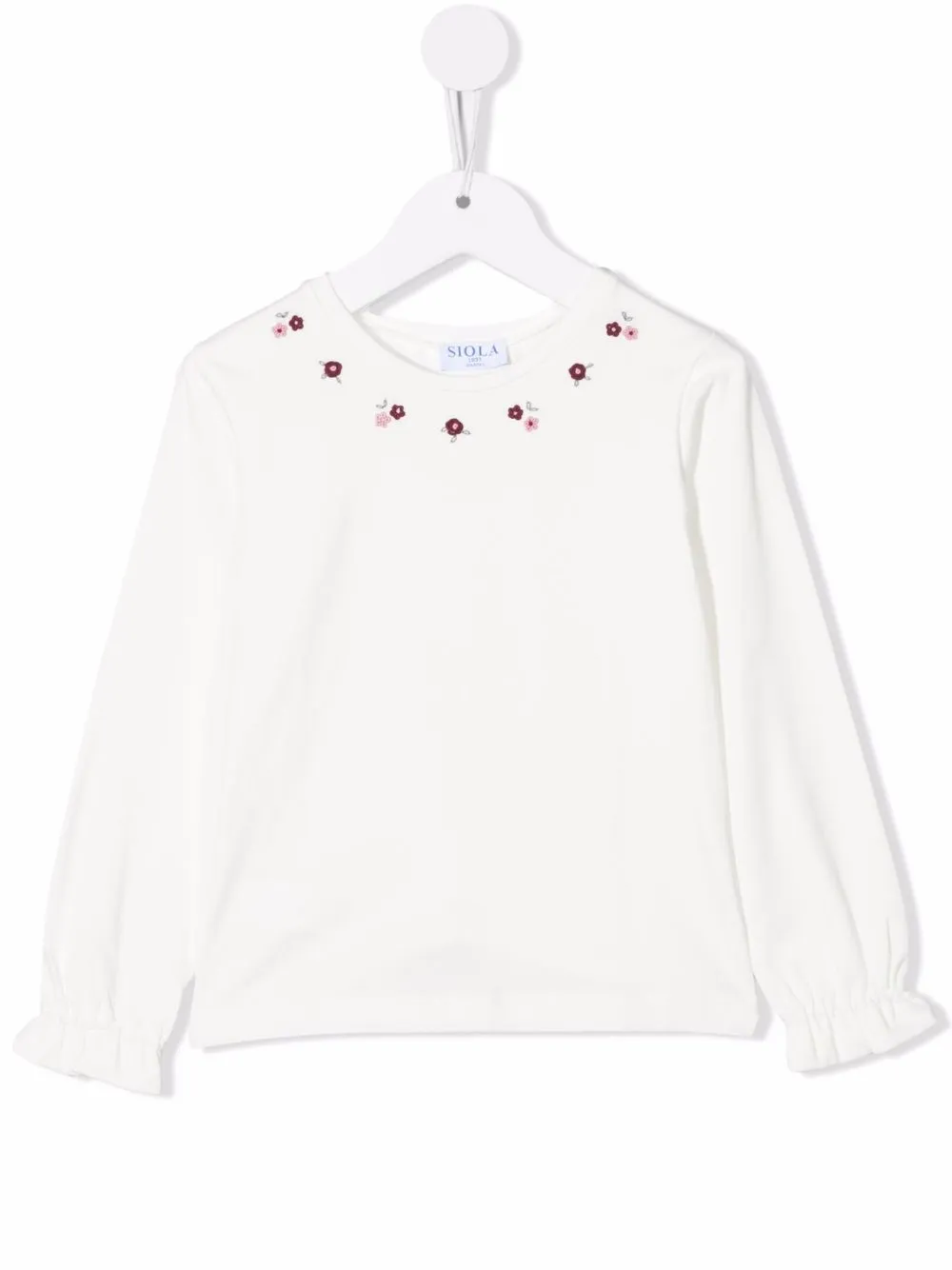 Футболка с длинными рукавами и цветочной вышивкой Siola, белый
Футболка с длинными рукавами и цветочной вышивкой Siola, белый