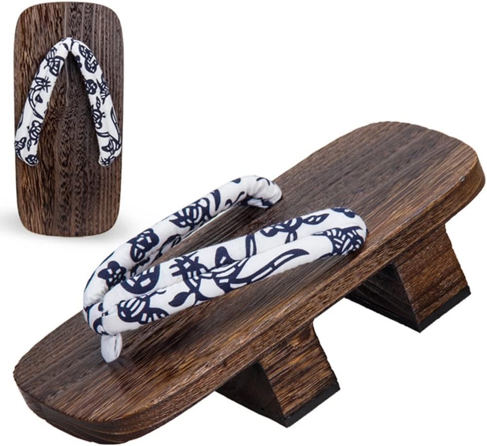 Деревянные сабо с двумя зубцами для мужчин, ретро мужские японские тапочки-вьетнамки на высокой подошве, традиционные японские сабо Гета, высота каблука 5,5 см, ширина 12 см Kitcissl, коричневый
Деревянные сабо с двумя зубцами для мужчин, ретро мужские японские тапочки-вьетнамки на высокой подошве, традиционные японские сабо Гета, высота каблука 5,5 см, ширина 12 см Kitcissl, коричневый