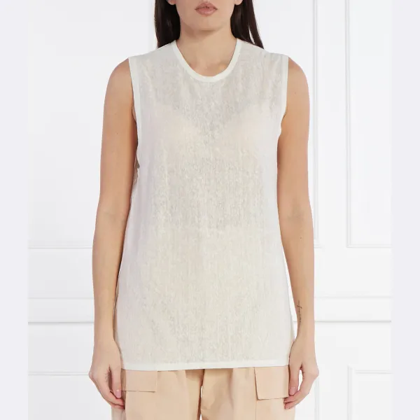 Льняной топ свободного кроя Tara Pinko, белый
Льняной топ свободного кроя Tara Pinko, белый