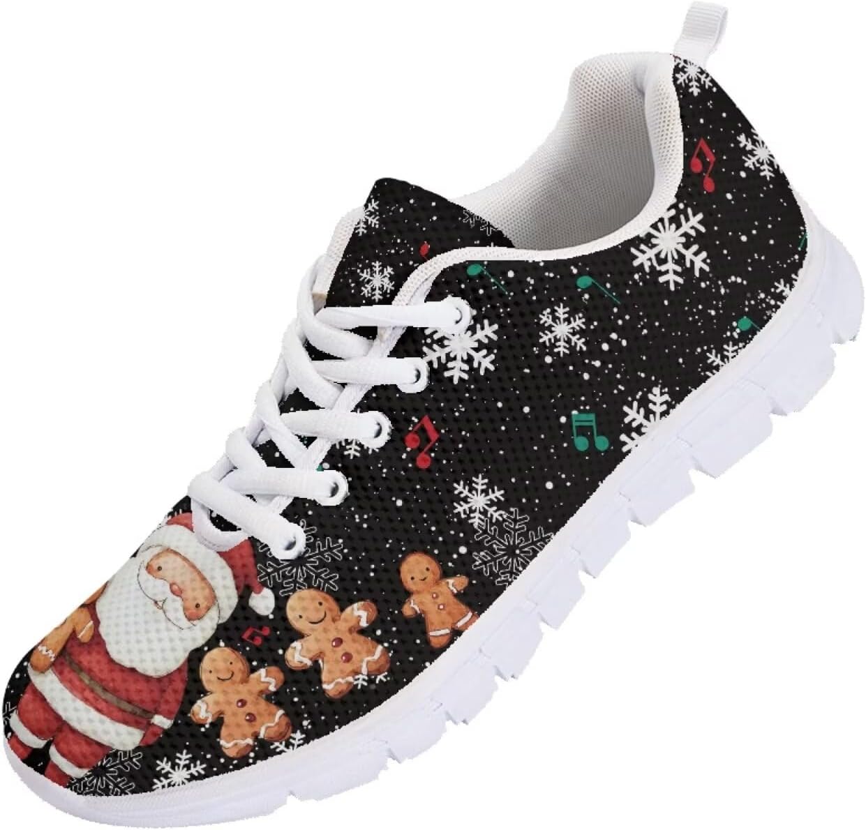 Кроссовки Forchrinse для мужчин и женщин, комфортные, на шнуровке, для ходьбы и спорта, легкие спортивные ботинки, Cartoon Santa Claus Print
Кроссовки Forchrinse для мужчин и женщин, комфортные, на шнуровке, для ходьбы и спорта, легкие спортивные ботинки, Cartoon Santa Claus Print