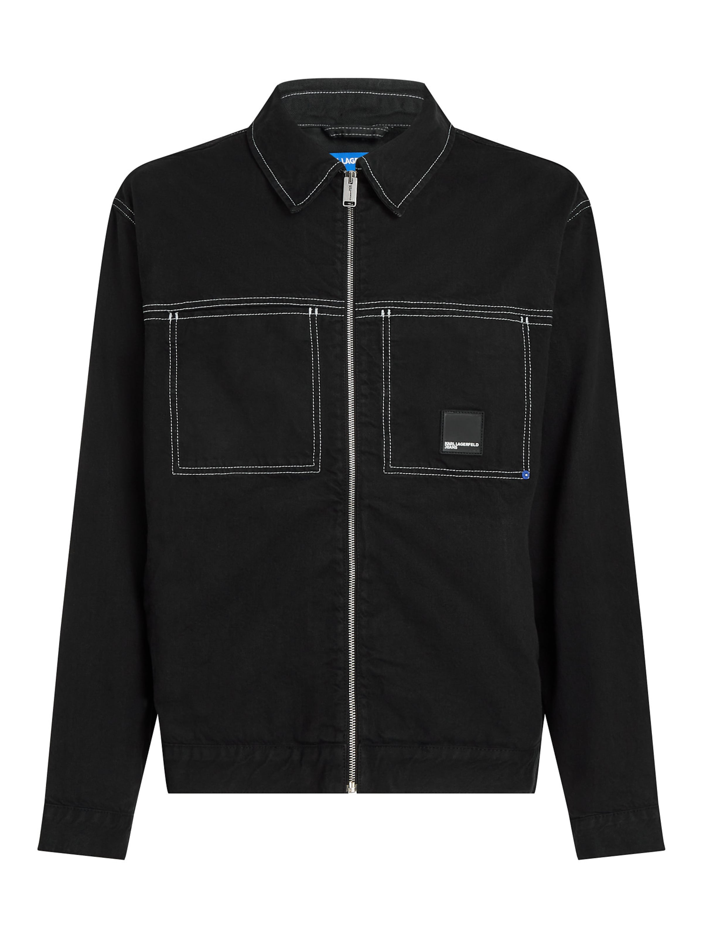 KARL LAGERFELD JEANS Куртка для межсезонья в черном цвете
KARL LAGERFELD JEANS Куртка для межсезонья в черном цвете