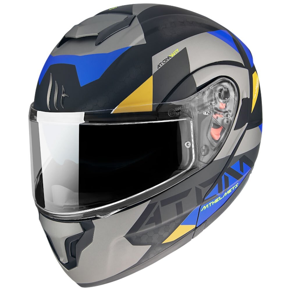 Модульный шлем MT Helmets Atom SV W17, серый
Модульный шлем MT Helmets Atom SV W17, серый