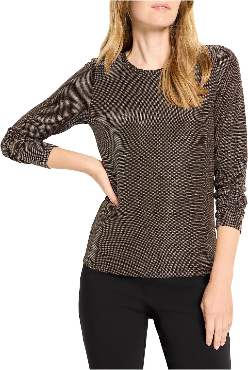 Женский топ Petite Diamonte Knit NIC+ZOE, Copper Mix
Женский топ Petite Diamonte Knit NIC+ZOE, Copper Mix
