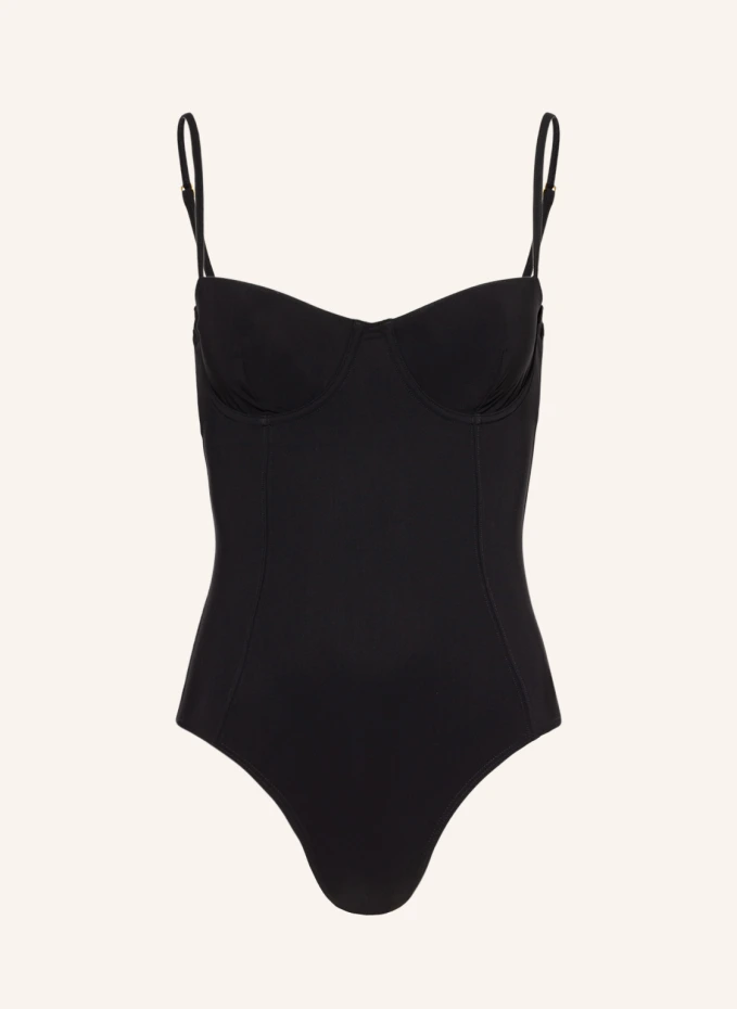 Купальник на косточках Tory Burch, черный
Купальник на косточках Tory Burch, черный