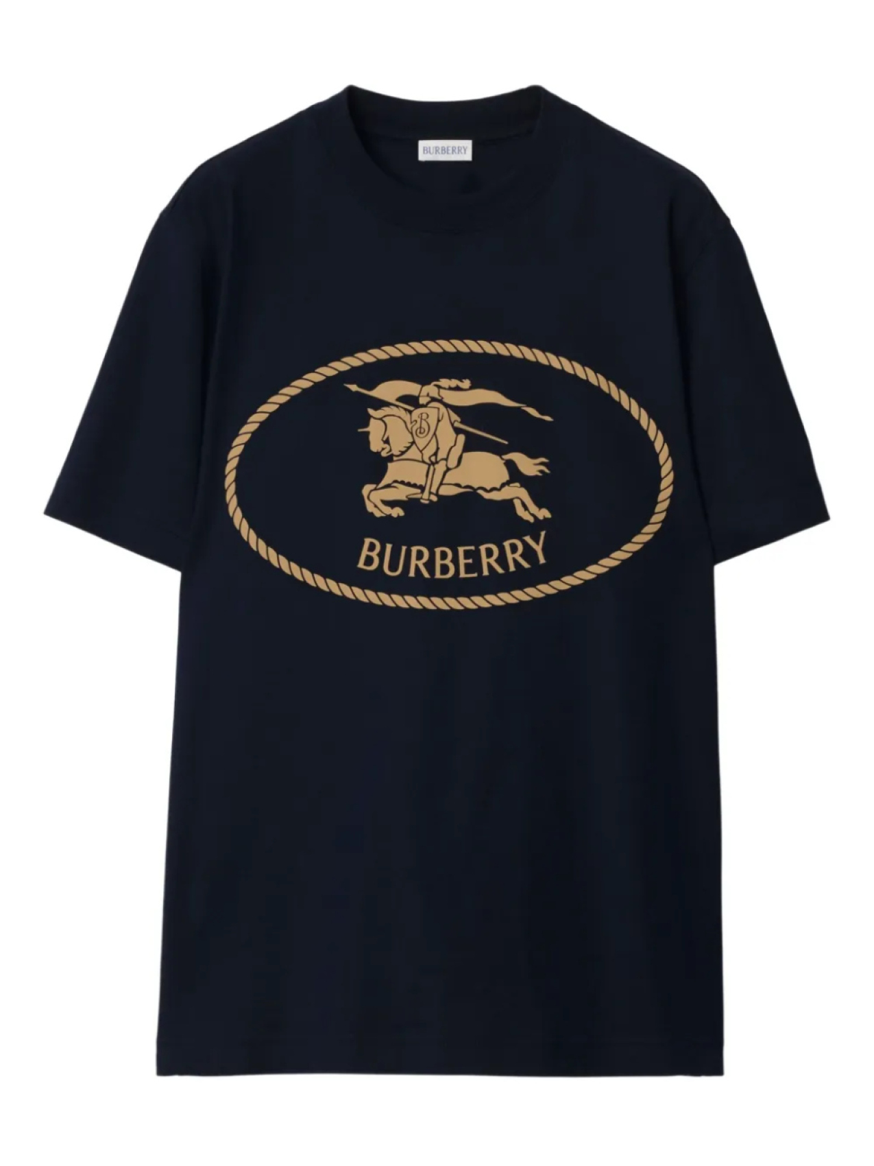 Burberry Knight-stamp cotton Футболка, синий
Burberry Knight-stamp cotton Футболка, синий