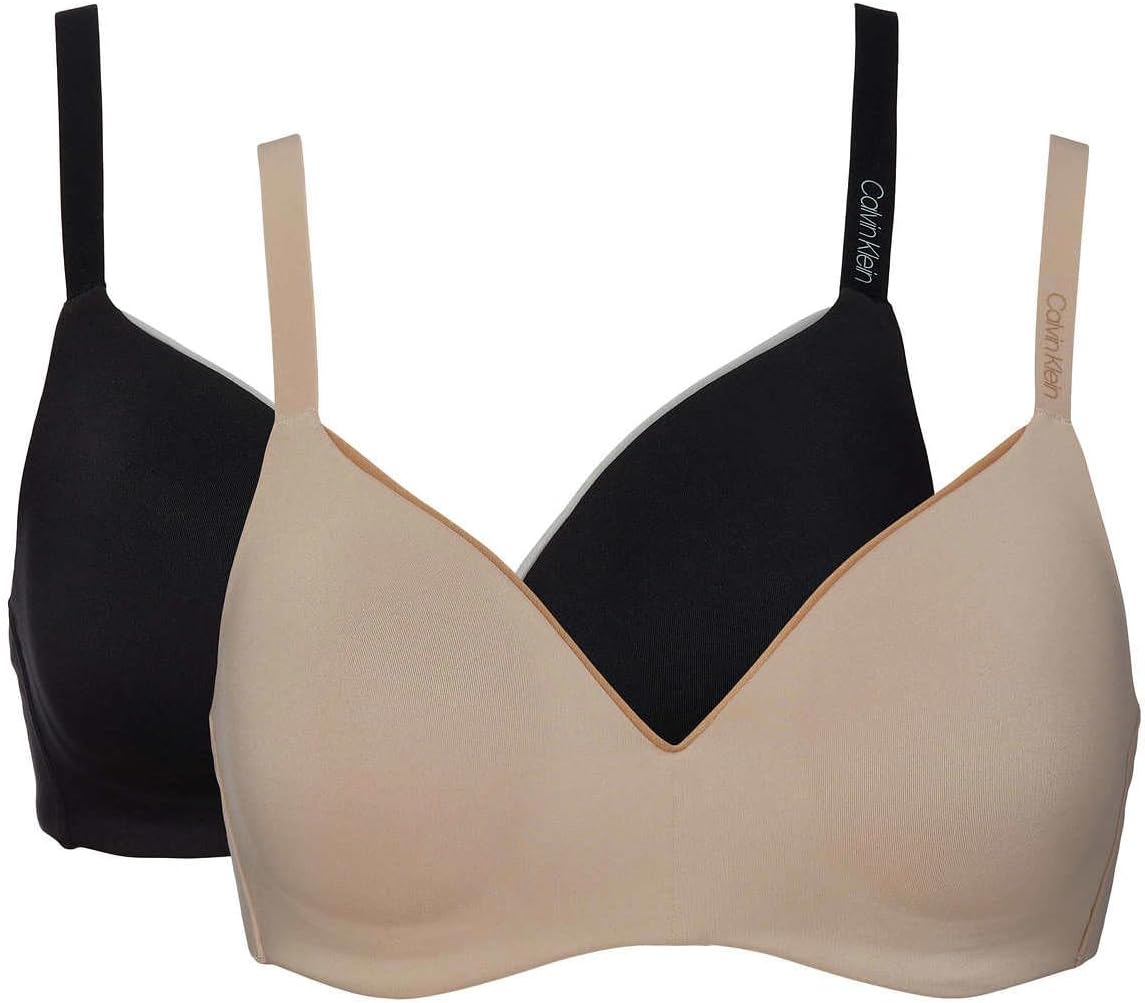 Набор из двух женских бюстгальтеров без косточек из микрофибры Calvin Klein, Black/Nude
Набор из двух женских бюстгальтеров без косточек из микрофибры Calvin Klein, Black/Nude