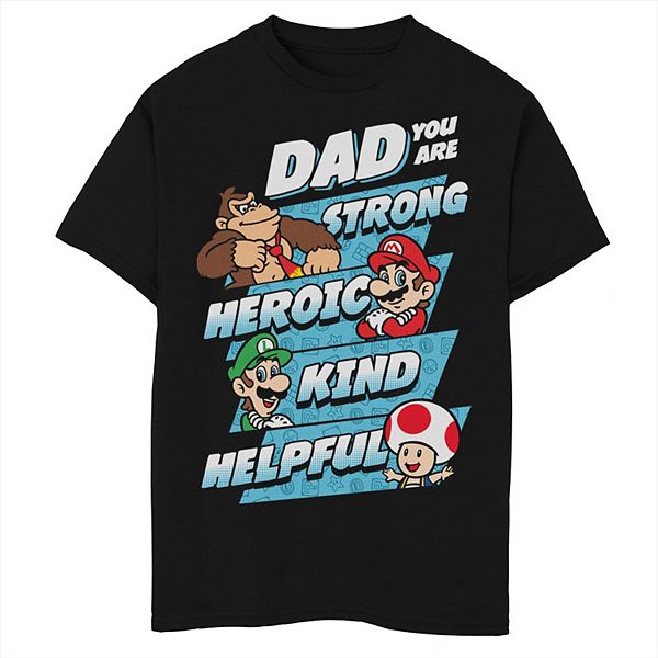 Футболка с принтом Nintendo Super Mario Dad You Are для мальчиков 6-20 Licensed Character
Футболка с принтом Nintendo Super Mario Dad You Are для мальчиков 6-20 Licensed Character