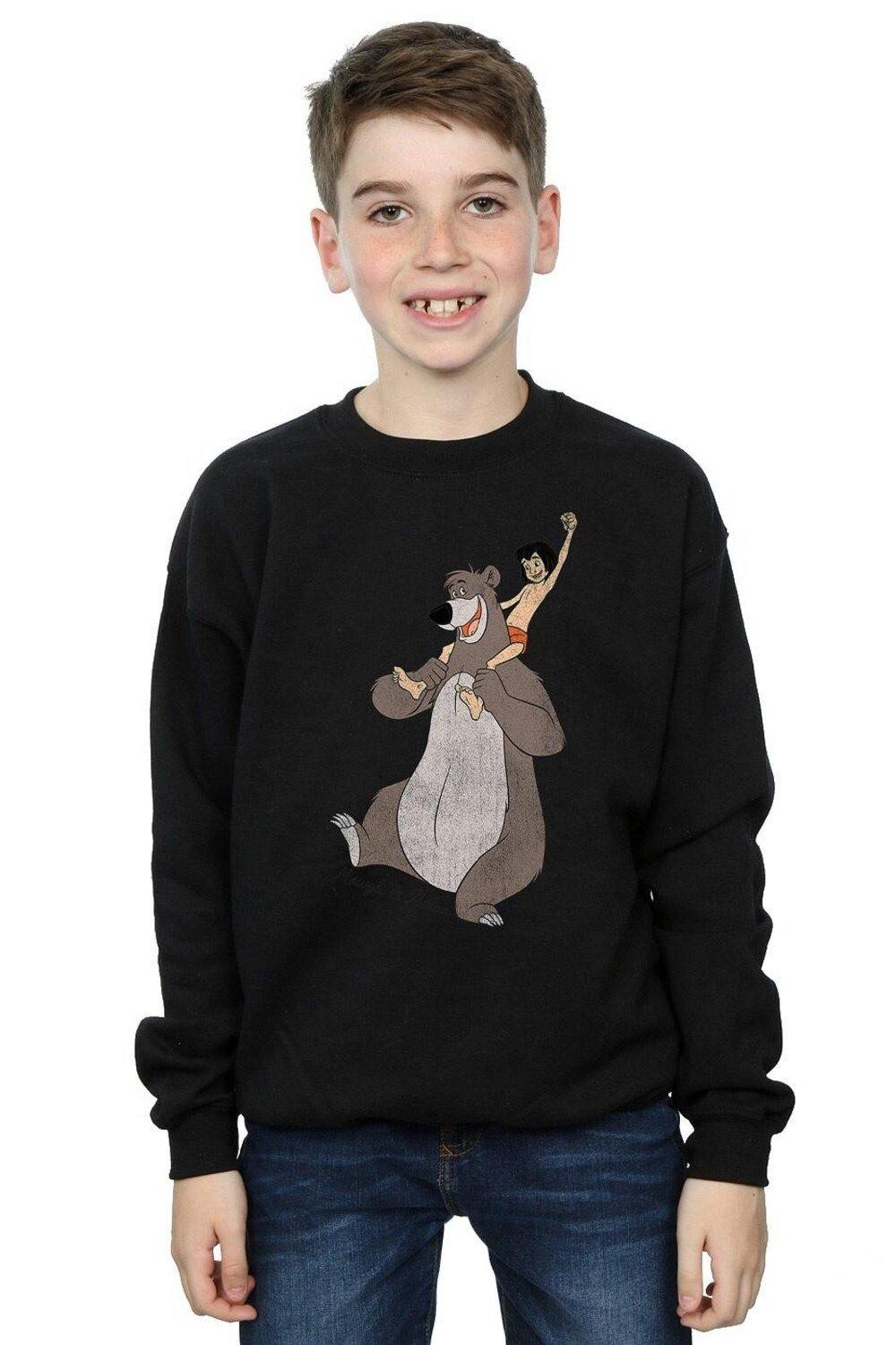 Классический свитшот с Маугли и Балу Jungle Book, черный
Классический свитшот с Маугли и Балу Jungle Book, черный