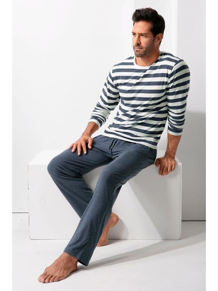 Пижама HIS, цвет navy-cream
Пижама HIS, цвет navy-cream